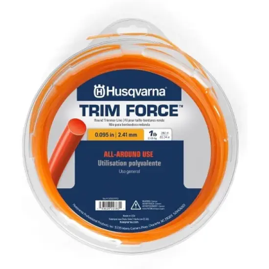 Husqvarna 0.95" x 280' TrimForce 1Lb Round Trimmer Line - 529337012 image {5}