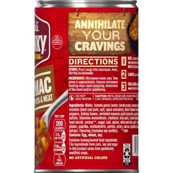 Campbell's Chunky Chili Mac Soup - 18.8oz image {10}