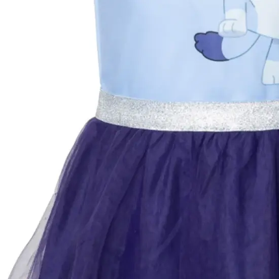 Bluey Girls Mesh Cosplay Dress Little Kid to Big Kid image {5}