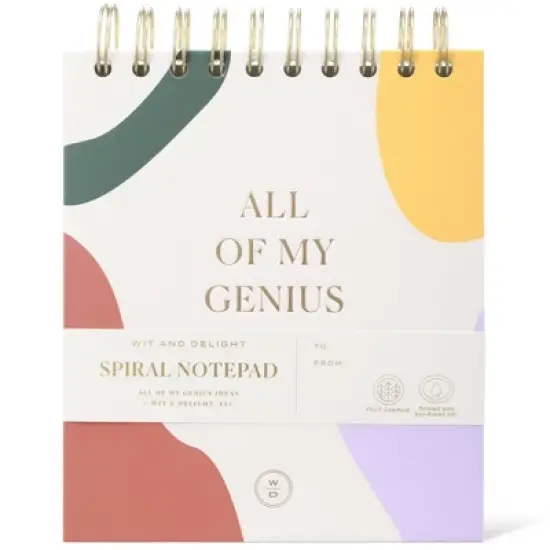 Wit & Delight Genius Ideas Spiral Notepad image {8}