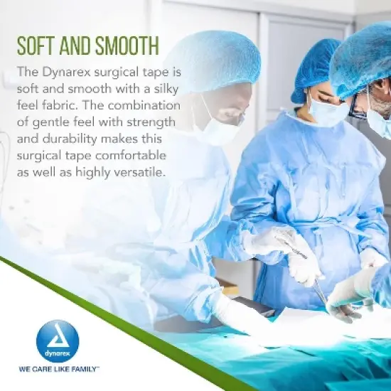 Dynarex 3562 Cloth Surgical Tape 1 in. x 10 yds (Box of 12) image {2}