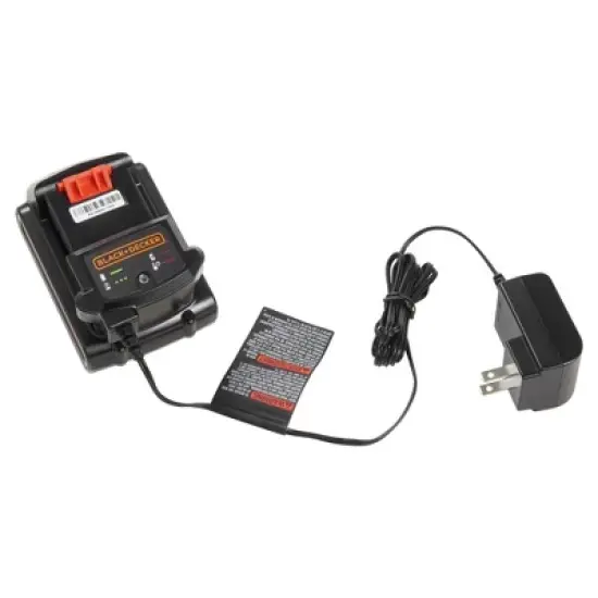 Black & Decker LST522 20V MAX Lithium-Ion 2-Speed 12 in. Cordless String Trimmer/Edger Kit (2.5 Ah) image {8}