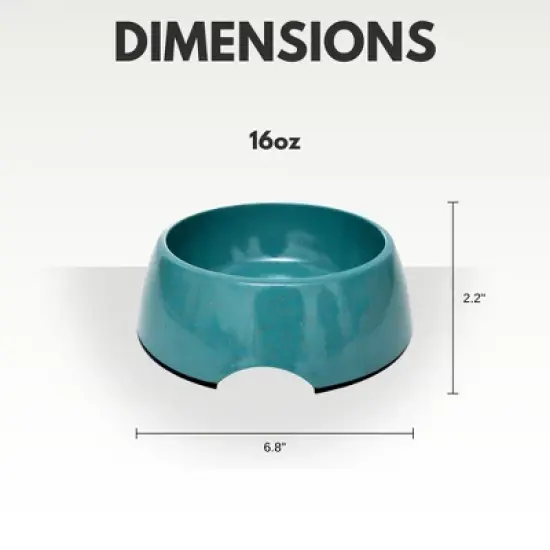 Country Living Set of 2 Bamboo Dog Bowls &ndash; Available in 3 Sizes & 2 Color Options image {6}