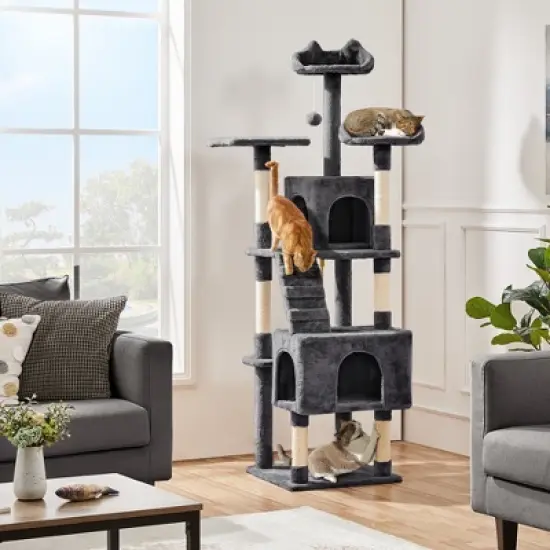 Yaheetech 72inch Multi Level Cat Tree Cat Tower image {1}
