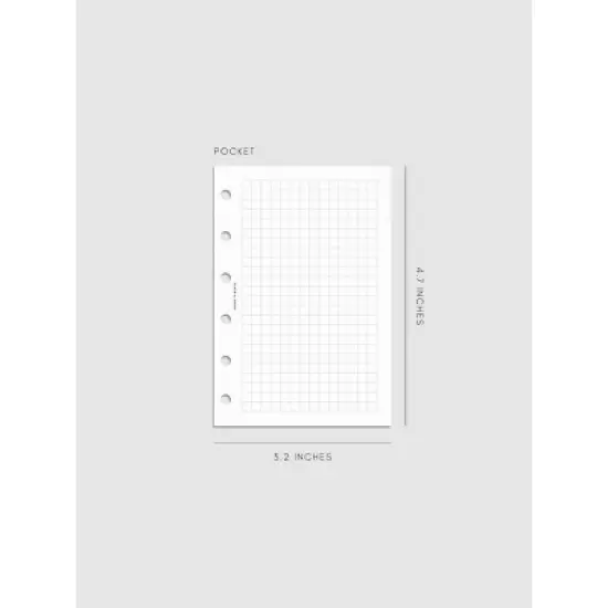 Graph Note Planner Inserts | Cloth & Paper image {13}