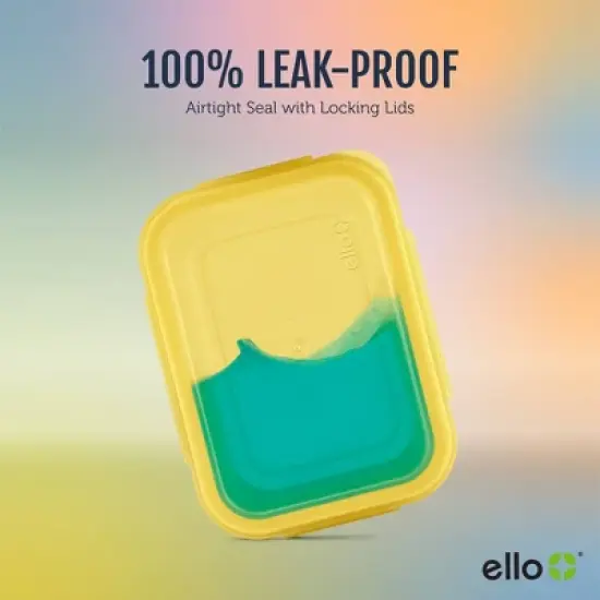Ello 10pc Snap and Nest Meal Prep Food Storage Containers image {3}