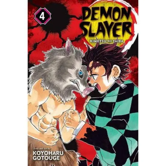 Demon Slayer: Kimetsu No Yaiba, Volume 4 - By Koyoharu Gotouge ( Paperback ) image {1}