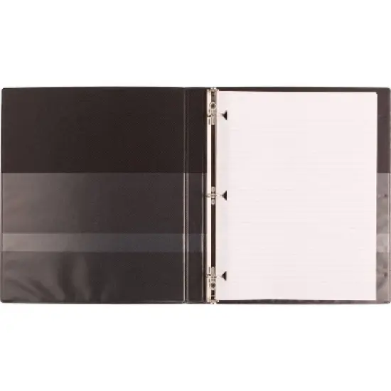 6pk 0.5" D Ring Binder Black - up & up&trade; image {6}