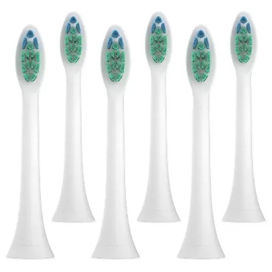 Anti-Plaque Pro Sonic Replacement Brush Heads - 6ct - up & up&trade; image {2}