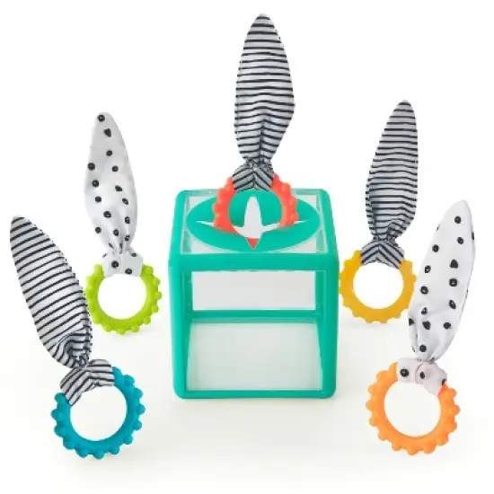 Sassy Toys Rainbow Ring Drop Stacking Toy image {4}