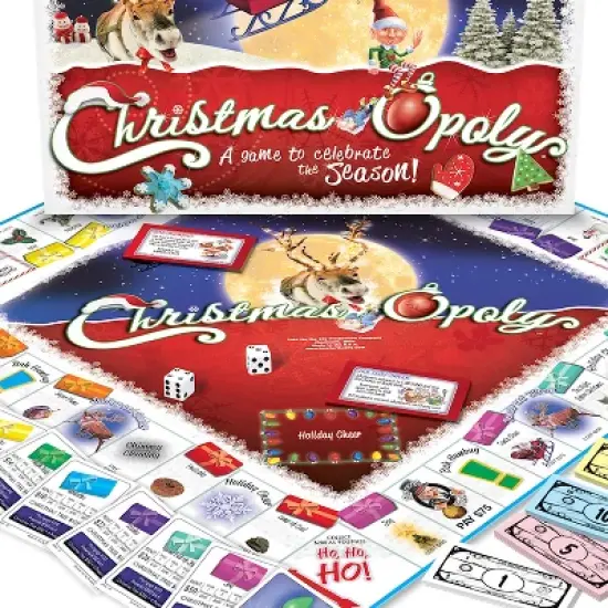 Late for the Sky: Christmas-Opoly Monopoly Board Game image {4}