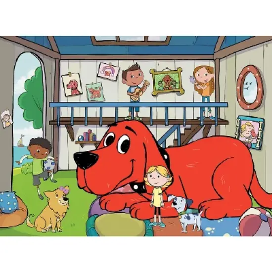 MasterPieces 24 Piece Jigsaw Puzzle - Clifford Doghouse - 19"x14" image {2}