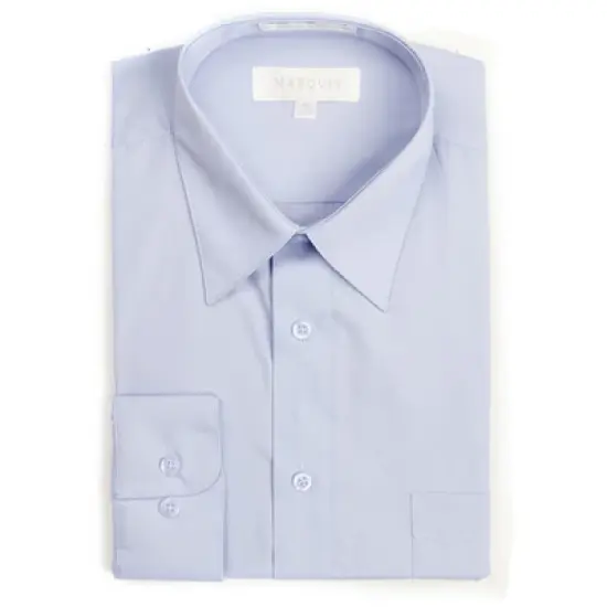 Marquis Men's Long Sleeve Regular Fit Big & Tall Size Dress Shirt image {8}