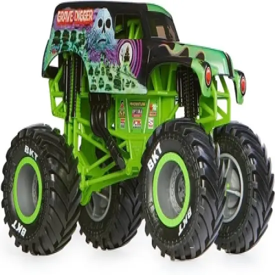 Monster Jam, Official Grave Digger (Green/Black) Monster Truck image {1}