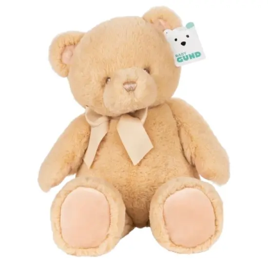 Baby GUND My First Friend Teddy Bear, Tan, Ultra Soft Animal Plush Toy for Babies and Newborns image {3}