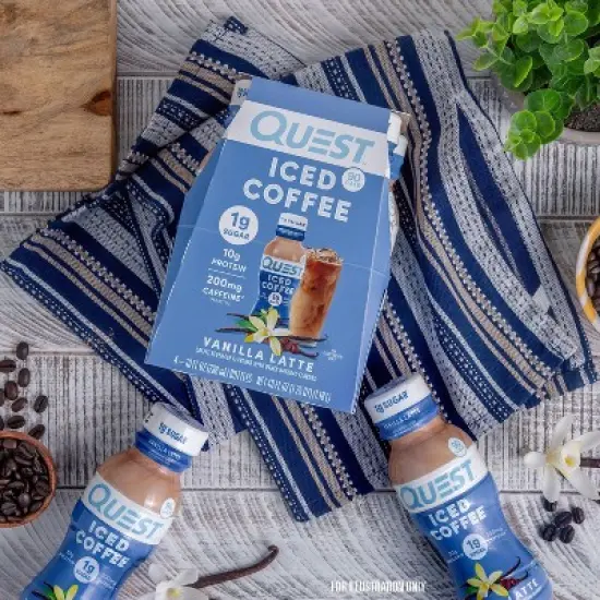 Quest Nutrition Iced Coffee Protein Shake - Vanilla Latte image {3}