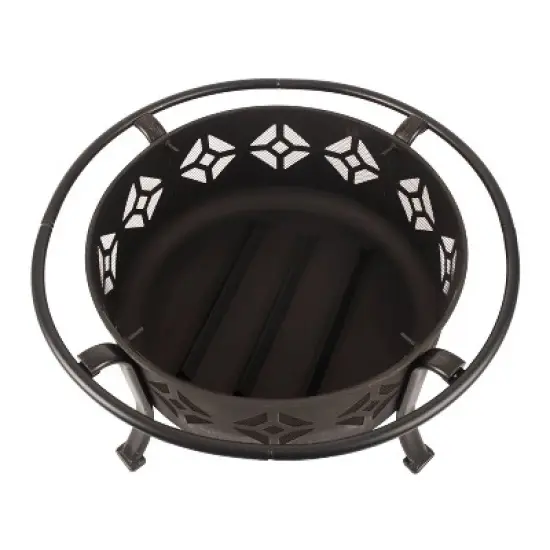 Pleasant Hearth Sunderland Deep Bowl Fire Pit image {8}