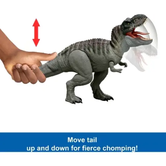 Jurassic World Rebirth Power Devour Tyrannosaurus Rex Dinosaur Figure, Constant Chomp Lights & Sound image {2}