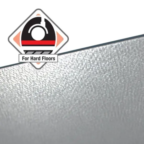30"x48" Recycled Chair Mat with Anti-Slip Backing for Hard Floors Rectangular Tinted - Floortex image {3}