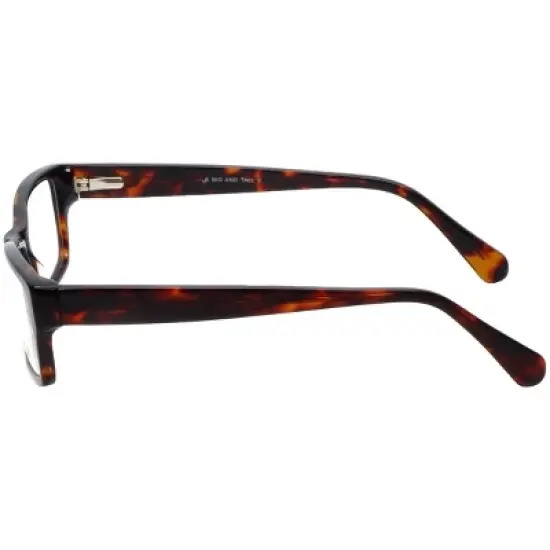 Big & Tall by Vivid Designer Reading Glasses 9-Tortoise in Tortoise 60mm image {2}