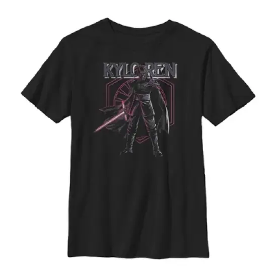 Boy's Star Wars: The Rise of Skywalker Kylo Ren Emblem T-Shirt image {3}