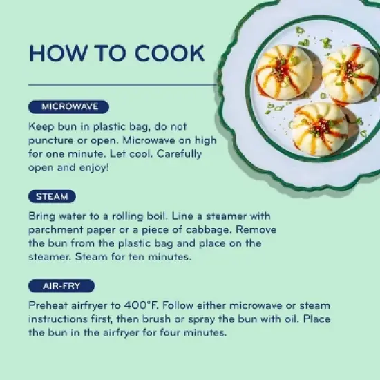 Laoban Dumplings Frozen Bao Buns Spicy Beef - 10oz/4pk image {4}