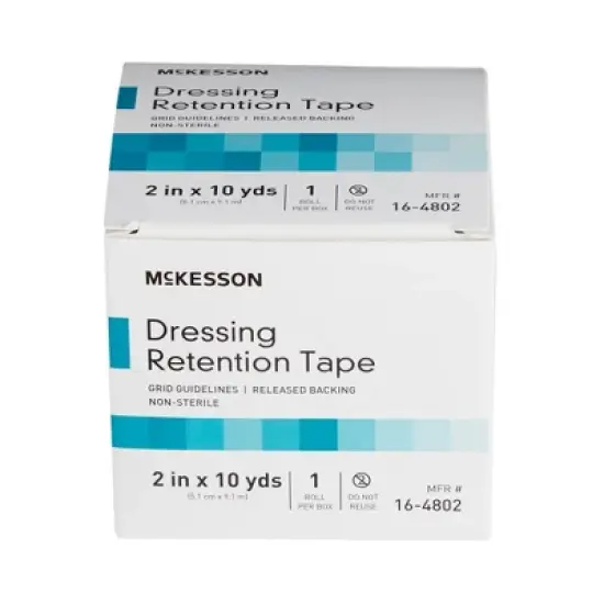 McKesson White Water Resistant Dressing Retention Tape with Liner, 1 Roll image {2}