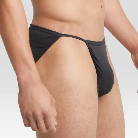 Hanes Premium Men's String Bikini Underwear 6pk image {3}