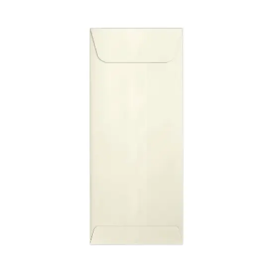 JAM Paper Self Seal Policy Envelope 4 1/8" x 9 1/2" Natural Linen 50/Pack (7716-NLI-50) image {1}