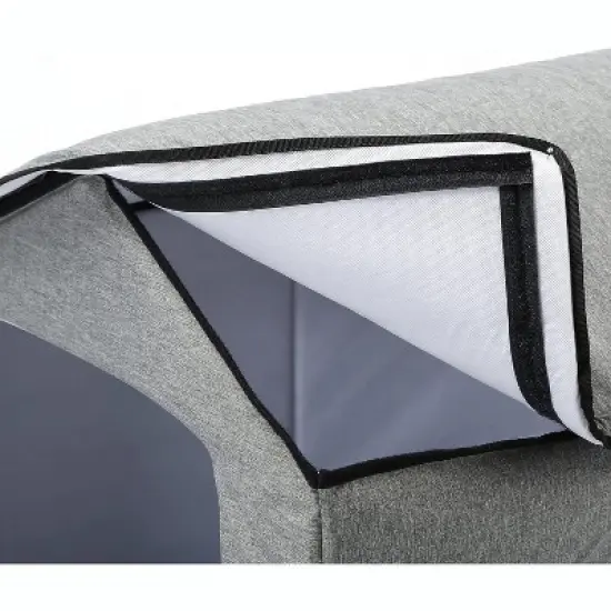 Pet Life "Hush Puppy" Electronic Heating and Cooling Smart Collapsible Pet House image {2}