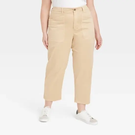Women's High-Rise Barrel Leg Pants - Universal Thread&trade; image {6}