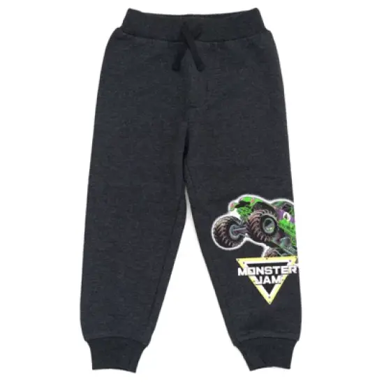 Monster Jam Grave Digger Monster Mutt Megalodon Fleece Pullover Hoodie & Pants Toddler to Big Kid image {5}