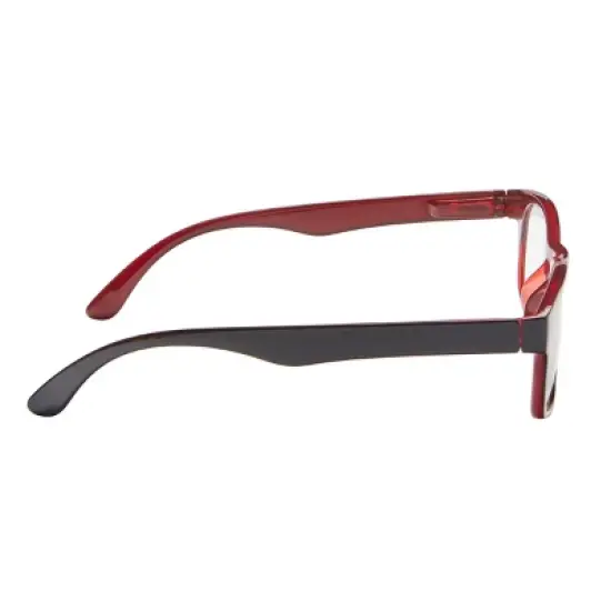 ICU Eyewear Wink Glendale Black/Red Reading Glasses image {3}