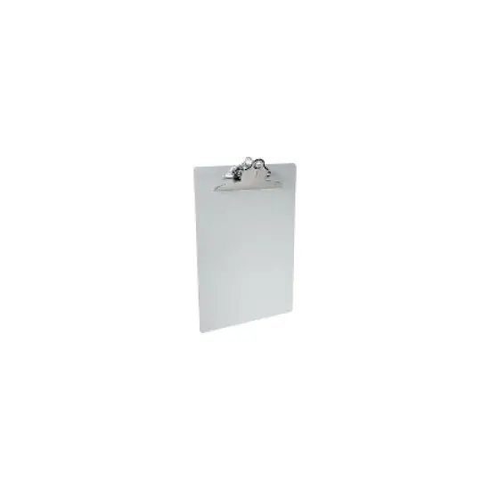 Saunders Aluminum Clipboard w/High-Capacity Clip 1" Clip Cap 8 1/2 x 12 Sheets Silver 22517 image {2}