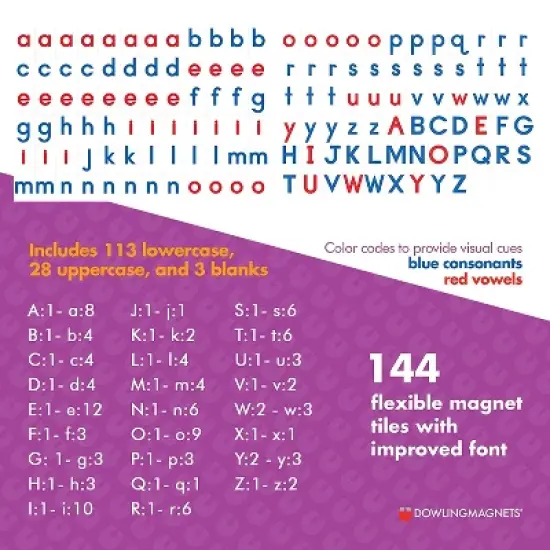 Dowling Magnets Fun with Letters Magnet Activity Set image {3}