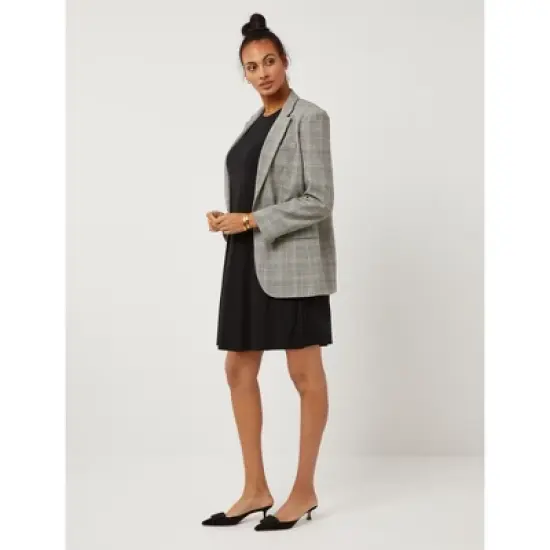 Luxe A-line Knit Maternity Dress | A Pea in the Pod image {5}