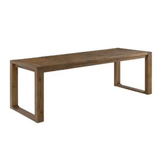 6pc Rasmus Extendable Dining Table Set Chestnut Wire-Brush - Boraam image {6}