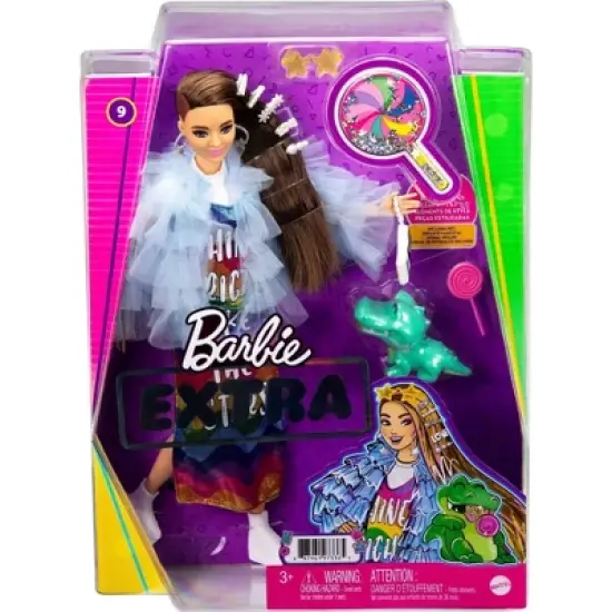 Barbie Extra Doll - Shine Bright Like the Stars Ruffle Coat image {5}
