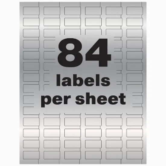 Avery PermaTrack Metallic Asset Tag Labels, 1/2" x 1", 672 Asset Tags (60519) image {5}