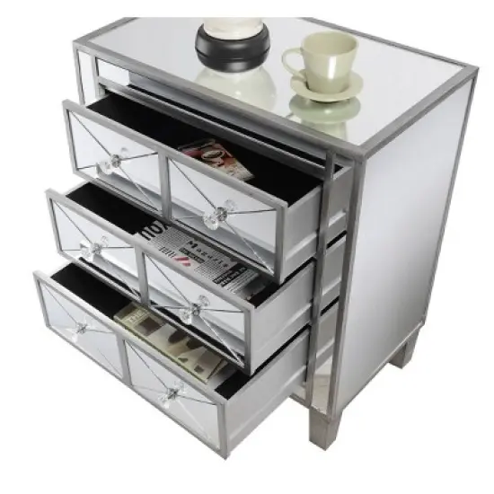 Gold Coast BettyB Mirrored End Table - Breighton Home image {4}