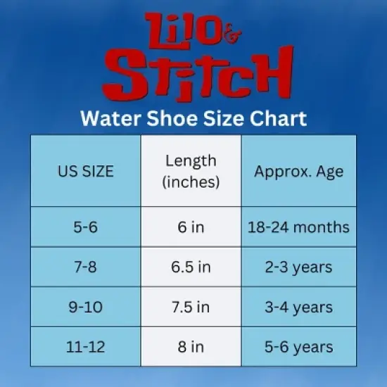 Disney Stitch & Angel Girls' Dual Sizes Watershoes (Toddlers) image {6}