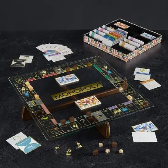 WS Game Company Monopoly Prisma Glass Edition Board Game image {2}