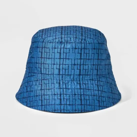 Men's Printed Bucket Hat - Goodfellow & Co&trade; Blue image {3}