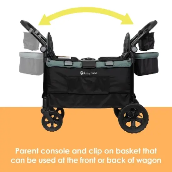 Baby Trend Quest PLUS 3-in-1 Stroller Wagon - Madrid Green image {20}