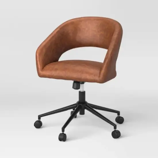 Rolling Swivel Barrel Back Office Chair - Room Essentials&trade; image {6}
