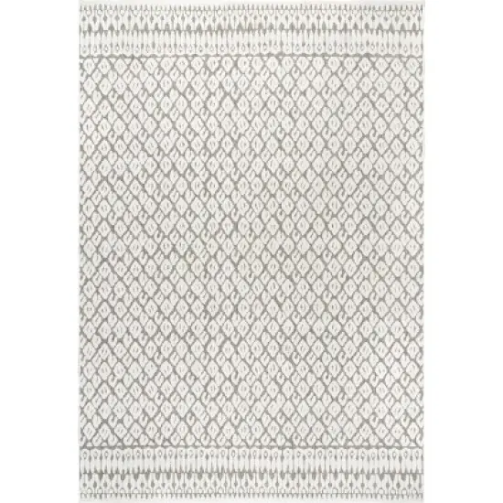 nuLOOM Stacey Textured Modern Geometric Indoor/Outdoor Patio Area Rug image {9}