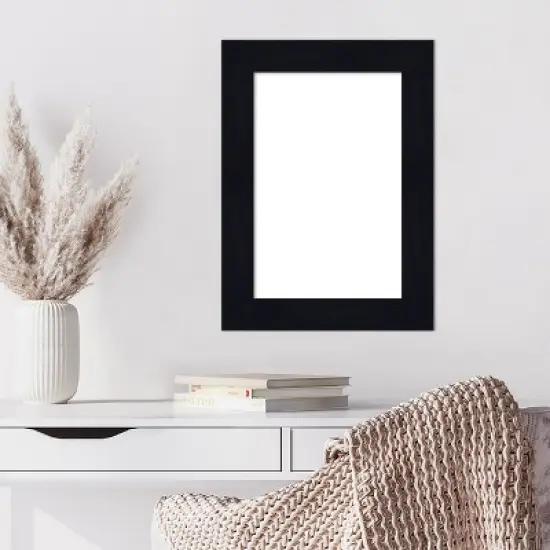 Amanti Art Shiplap Navy Framed Dry Erase Magnetic Board image {7}