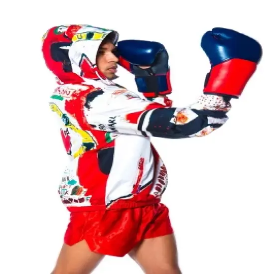 Members Only Men's Basquiat Windbreaker Jacket - Multi image {4}