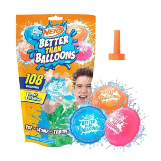 NERF Better Than Balloons Water Pods - 108pk image {10}