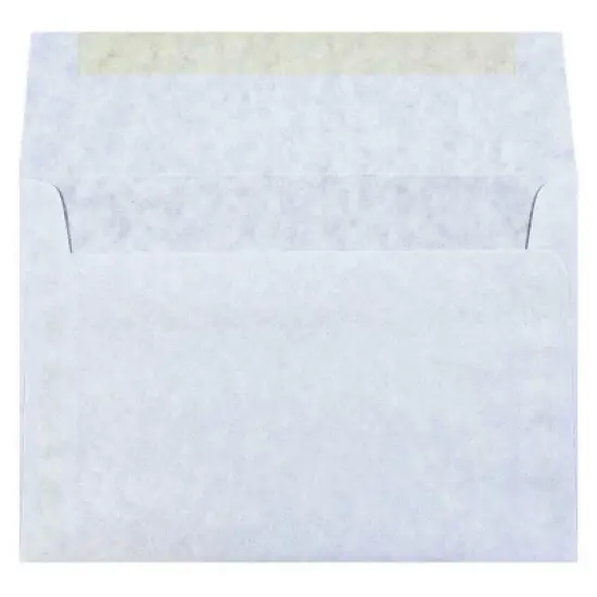 JAM Paper Envelopes A8 50ct Parchment - Blue: 5.25 x 7.25 Gummed Flap, Recycled Content, Mailing Stationery image {1}